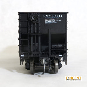 HO Scale Tangent CNW Black Delivery 1975+ PS 4000 Coal Car